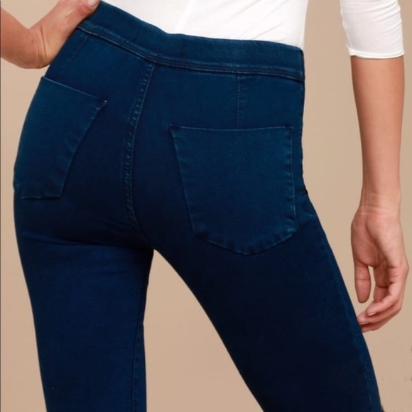 Free People Easy Goes It denim jeggings - Picture 1 of 7